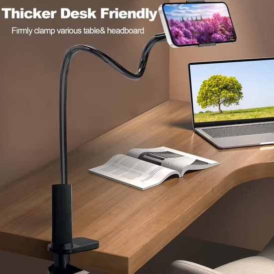 Telefoonhouder met Flexibele Lange Arm – 360° Draaibaar